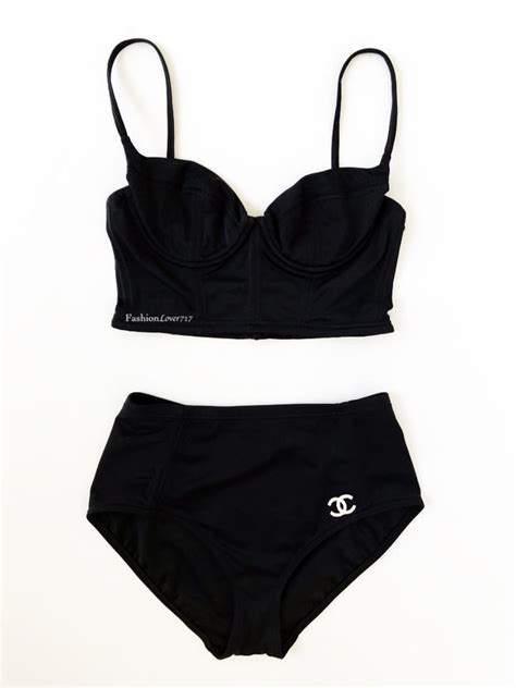 chanel bathing suit two piece|chanel bikini set.